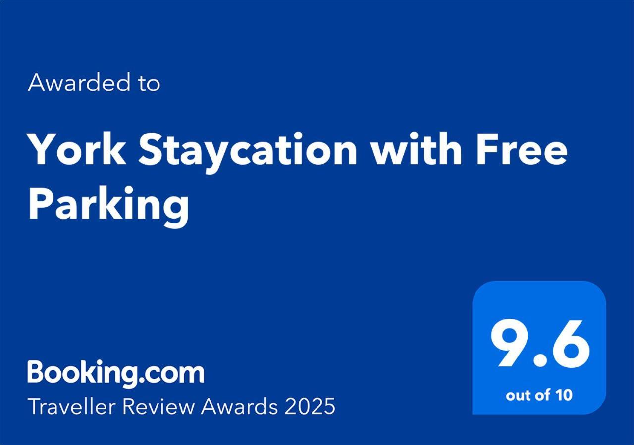 York Staycation With Free Parking Экстерьер фото